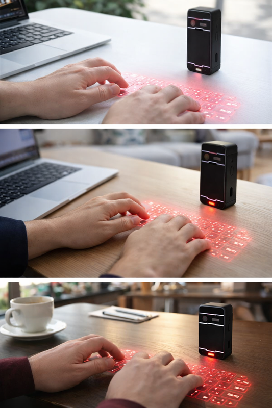 Teclado Laser Virtual Conexion Bluetooth