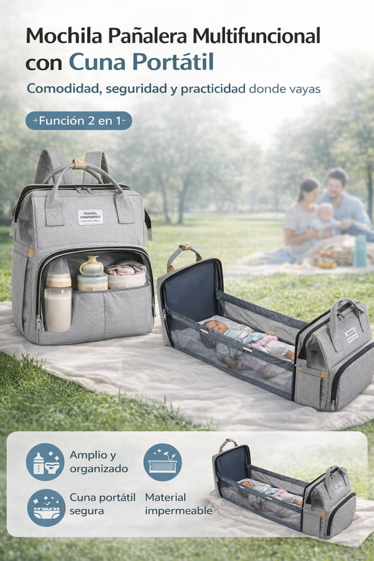 Mochila 2 en 1 Camping Baby