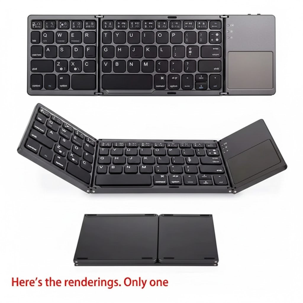 Teclado Plegable Inalambrico+ Mouse