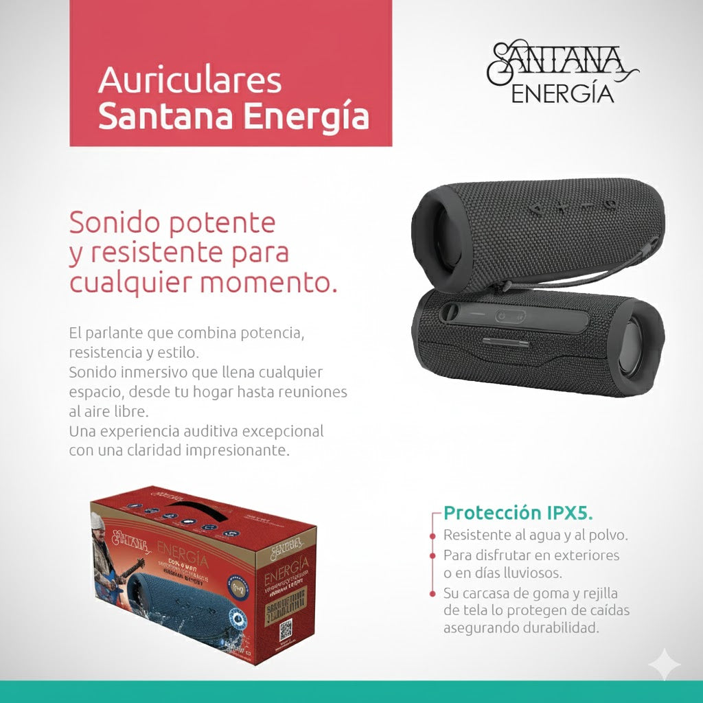 Santana Energía Parlante Bluetooth 5.3