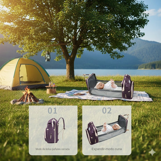 Mochila 2 en 1 Camping Baby