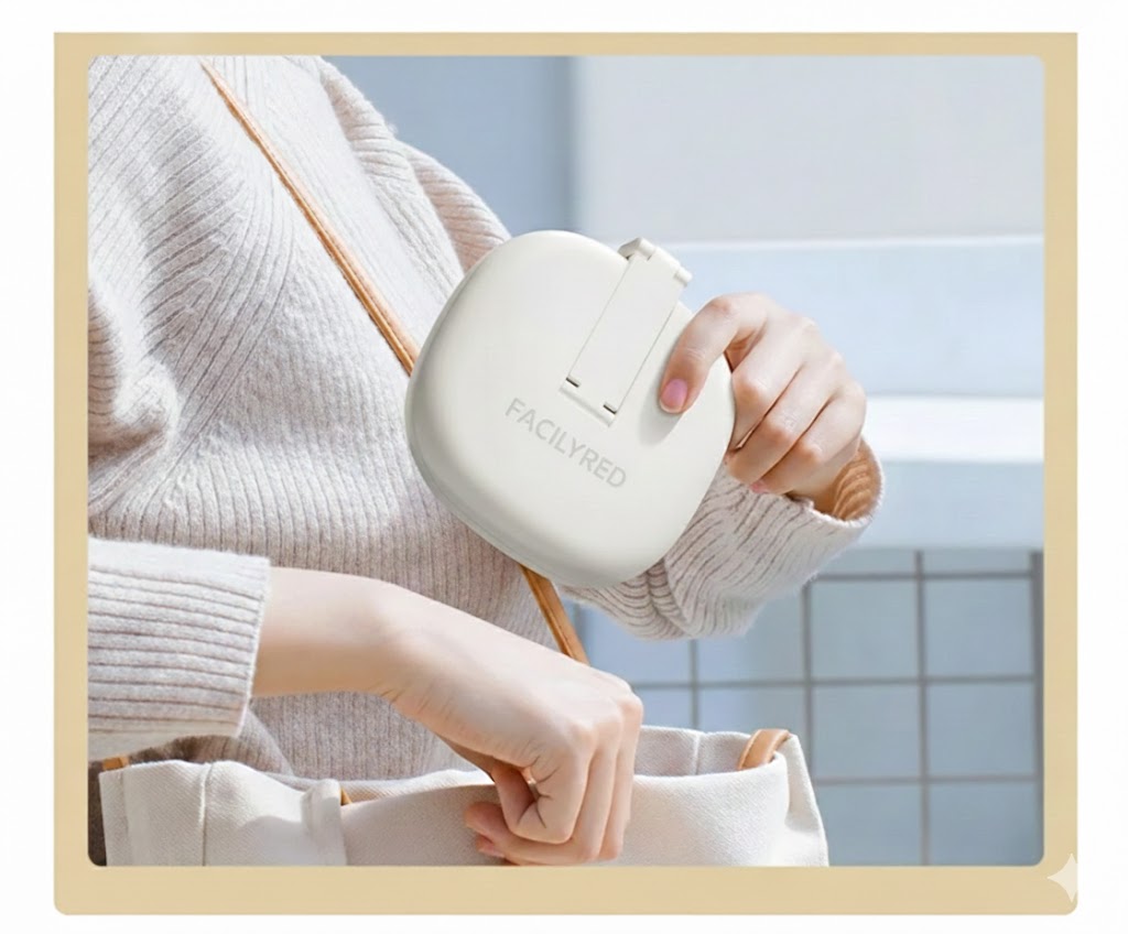 Espejo Luz LED Plegable Portátil